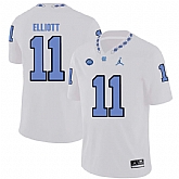 North Carolina Tar Heels 11 Nathan Elliott White College Football Jersey Dzhi,baseball caps,new era cap wholesale,wholesale hats
